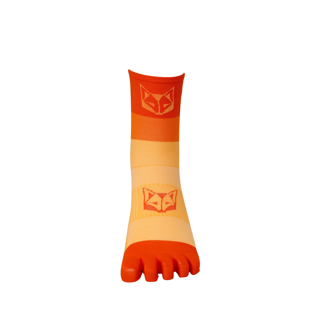 5-toe Socks - Full Orange