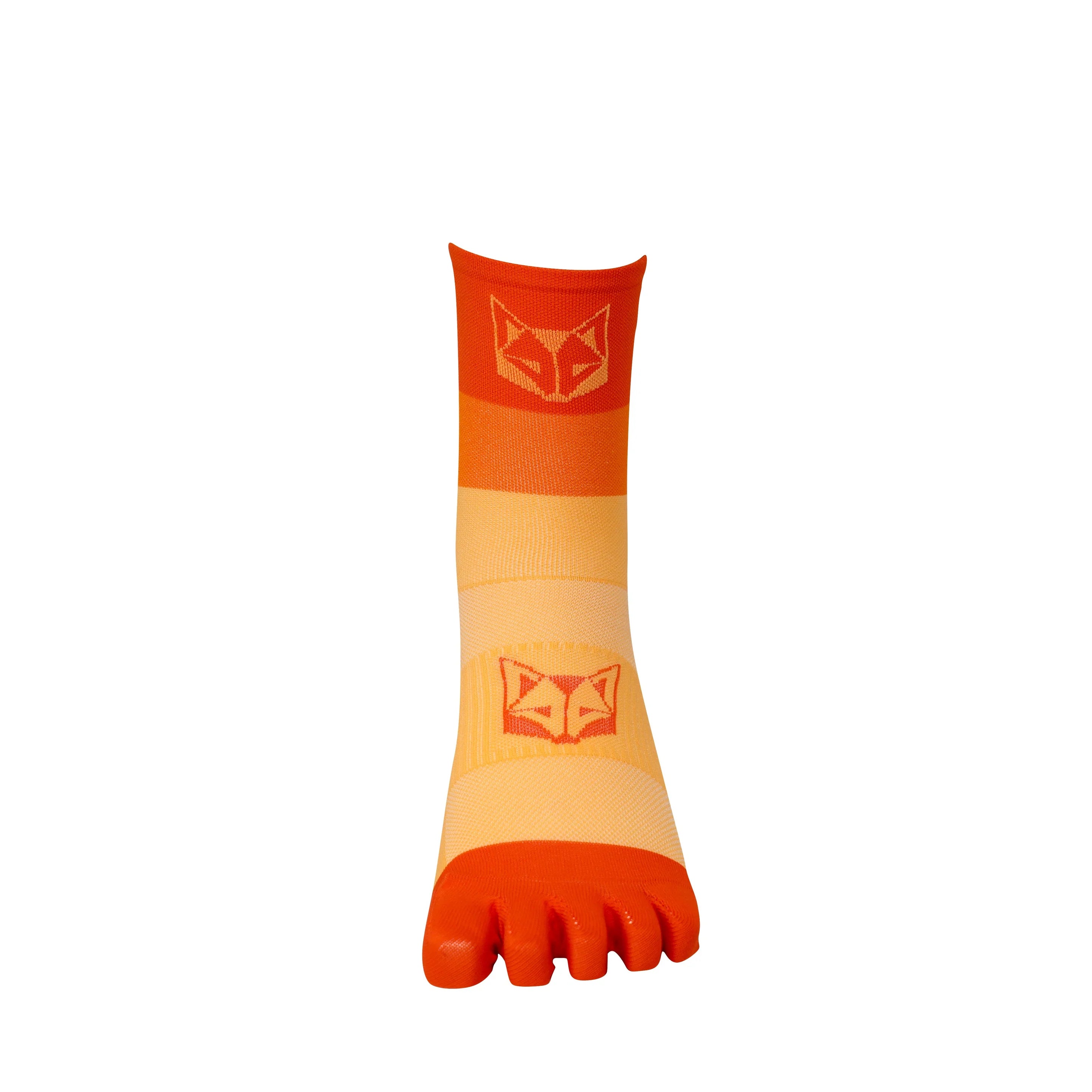 5-toe Socks - Full Orange