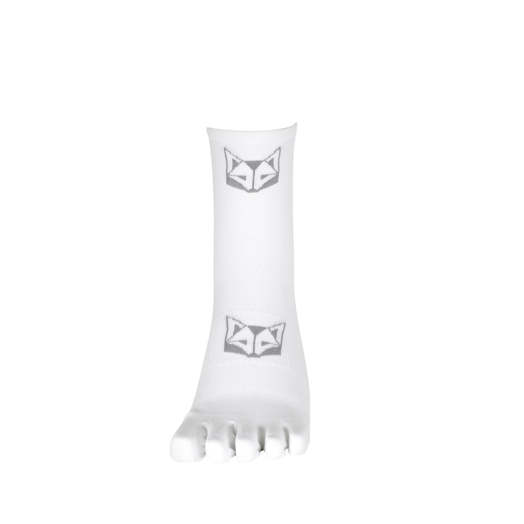 5-toe Socks - Full White