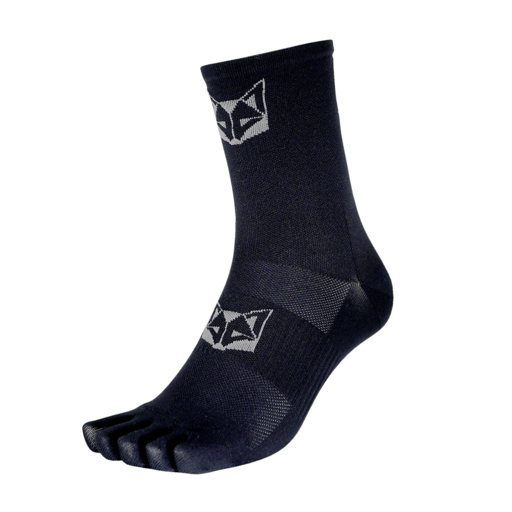 5-toe Socks - Full Black