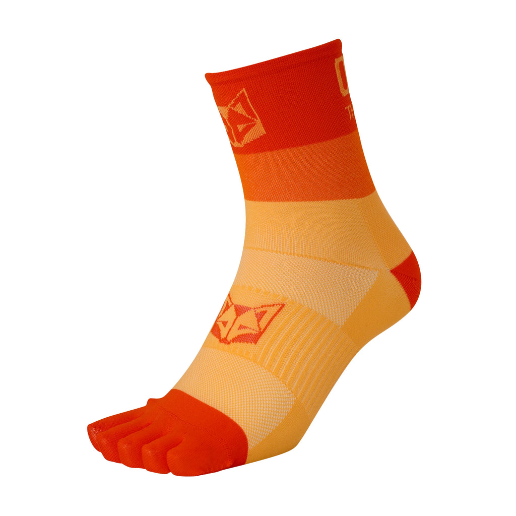 5-toe Socks - Full Orange